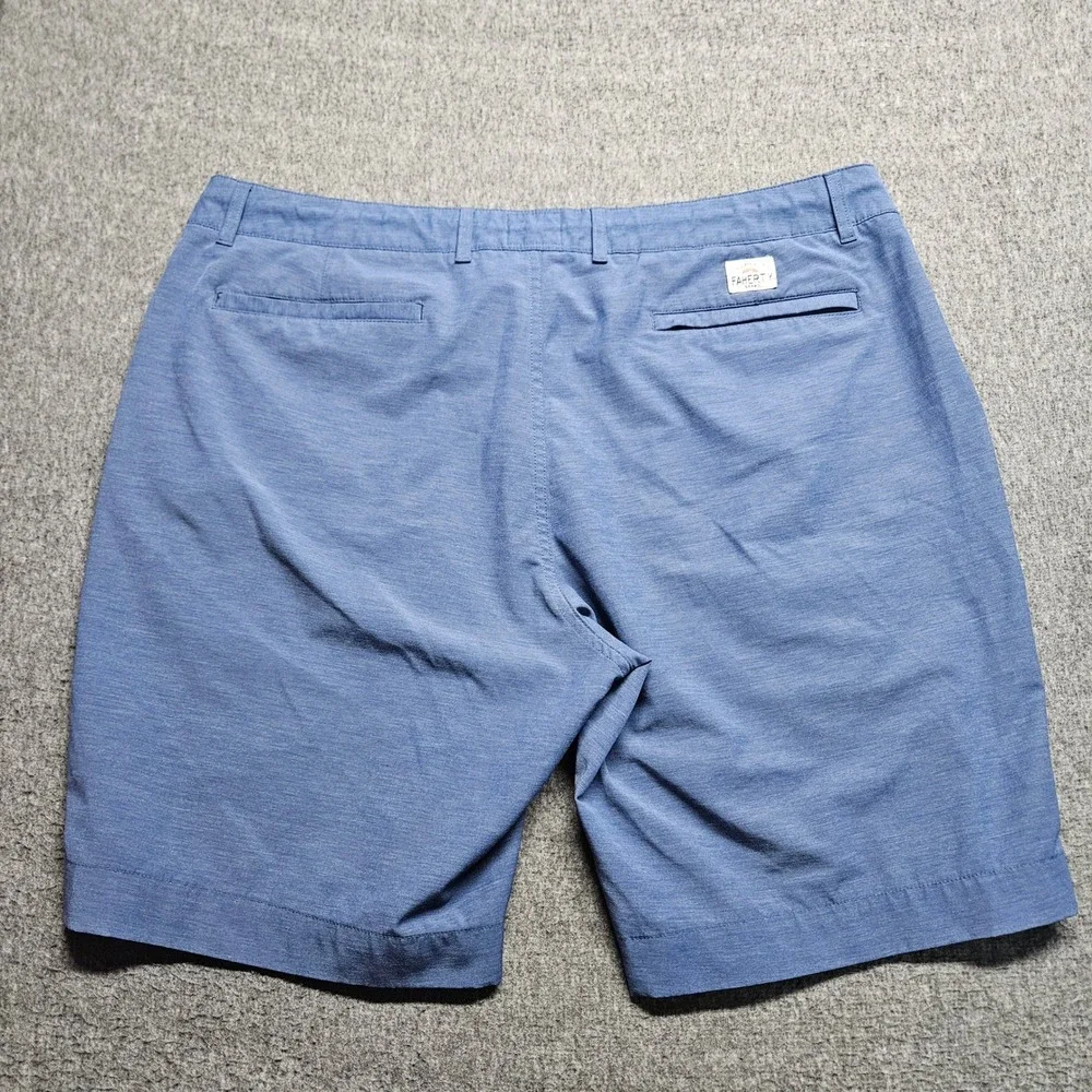 Faherty All Day Shorts Mens 38 Blue Hybrid Stretch Boardshorts MSC0012